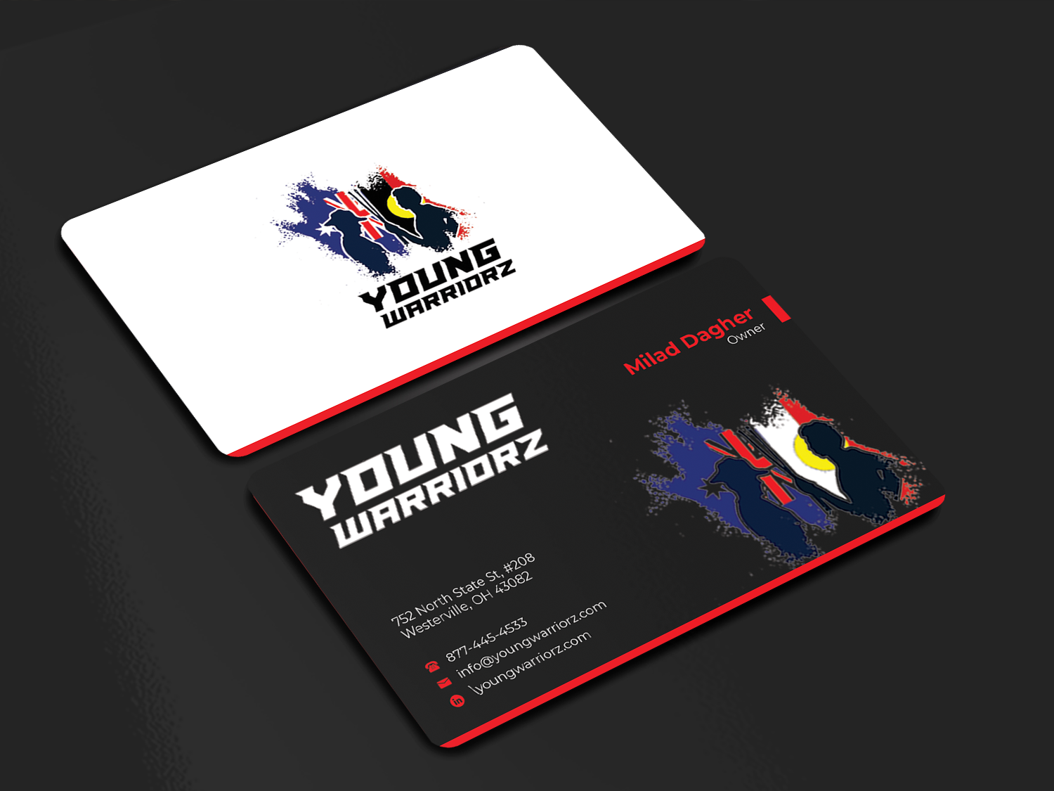 Business Card Design by Innovative Graphix for Young Warriorz | Design #32748707