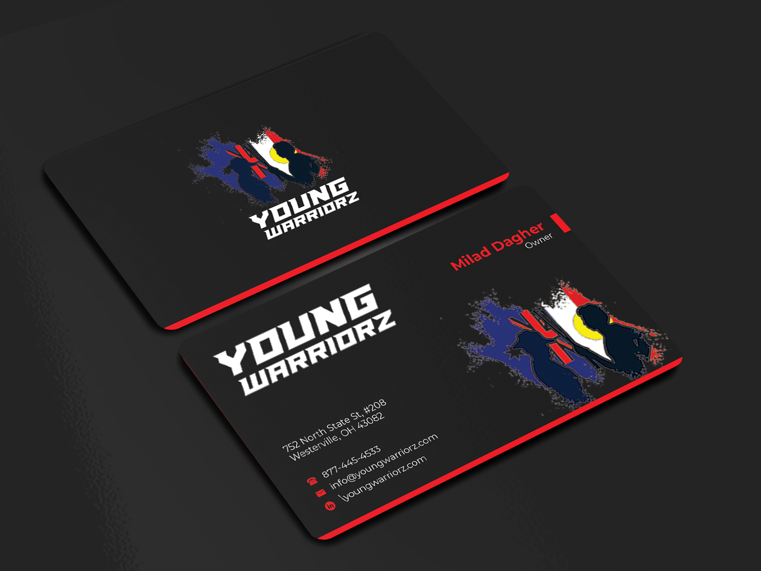 Business Card Design by Innovative Graphix for Young Warriorz | Design #32748710