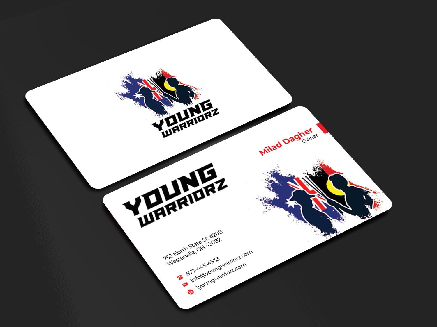 Design de Carte de Visite par Innovative Graphix pour Young Warriorz | Design #32749173