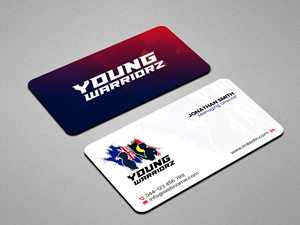 Visitenkarten-Design von Creations Box 2015 für Young Warriorz | Design: #32748770