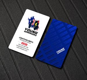 Visitenkarten-Design von Creations Box 2015 für Young Warriorz | Design: #32748782