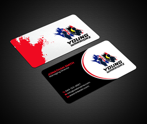 Business Card Design by Creations Box 2015 for Young Warriorz | Design: #32761104