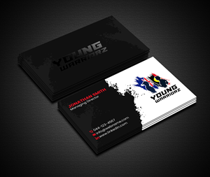 Visitenkarten-Design von Creations Box 2015 für Young Warriorz | Design: #32763069