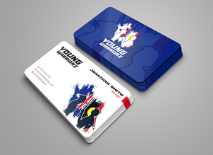 Business Card Design by LAXMI DESIGNHUB for Young Warriorz | Design: #32749783