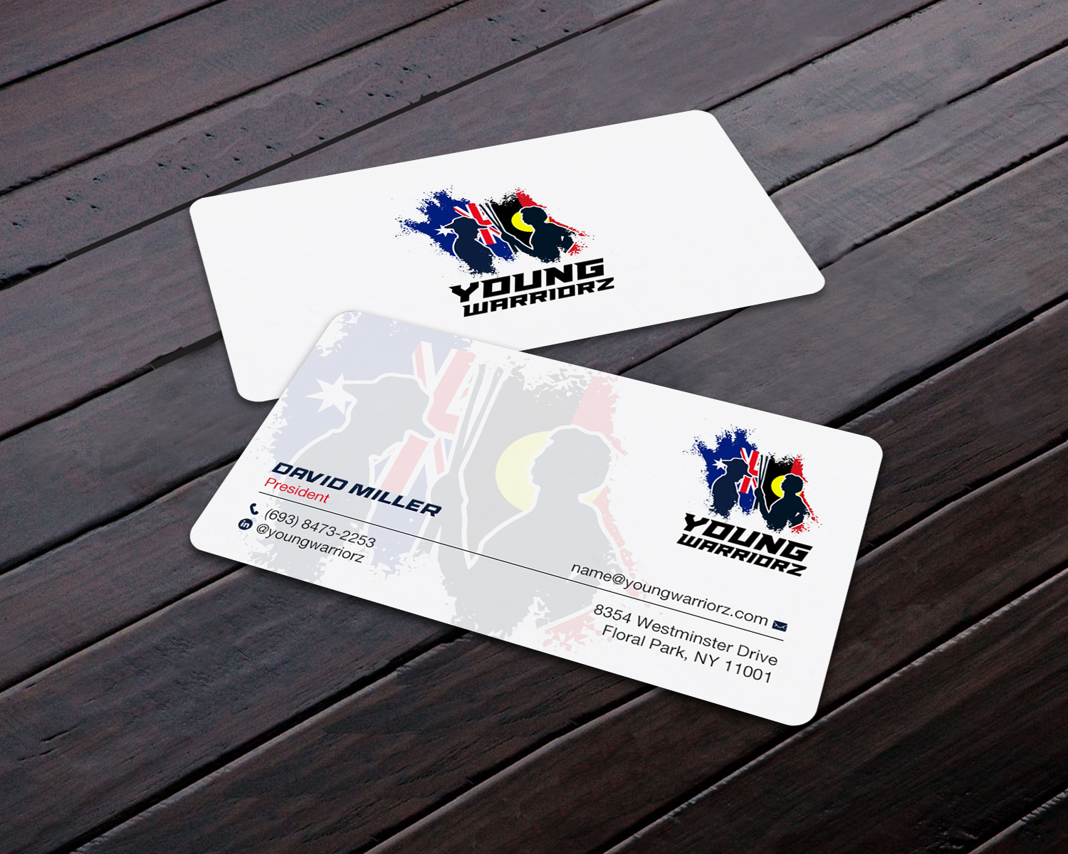 Visitenkarten-Design von Brand aid für Young Warriorz | Design #32754520