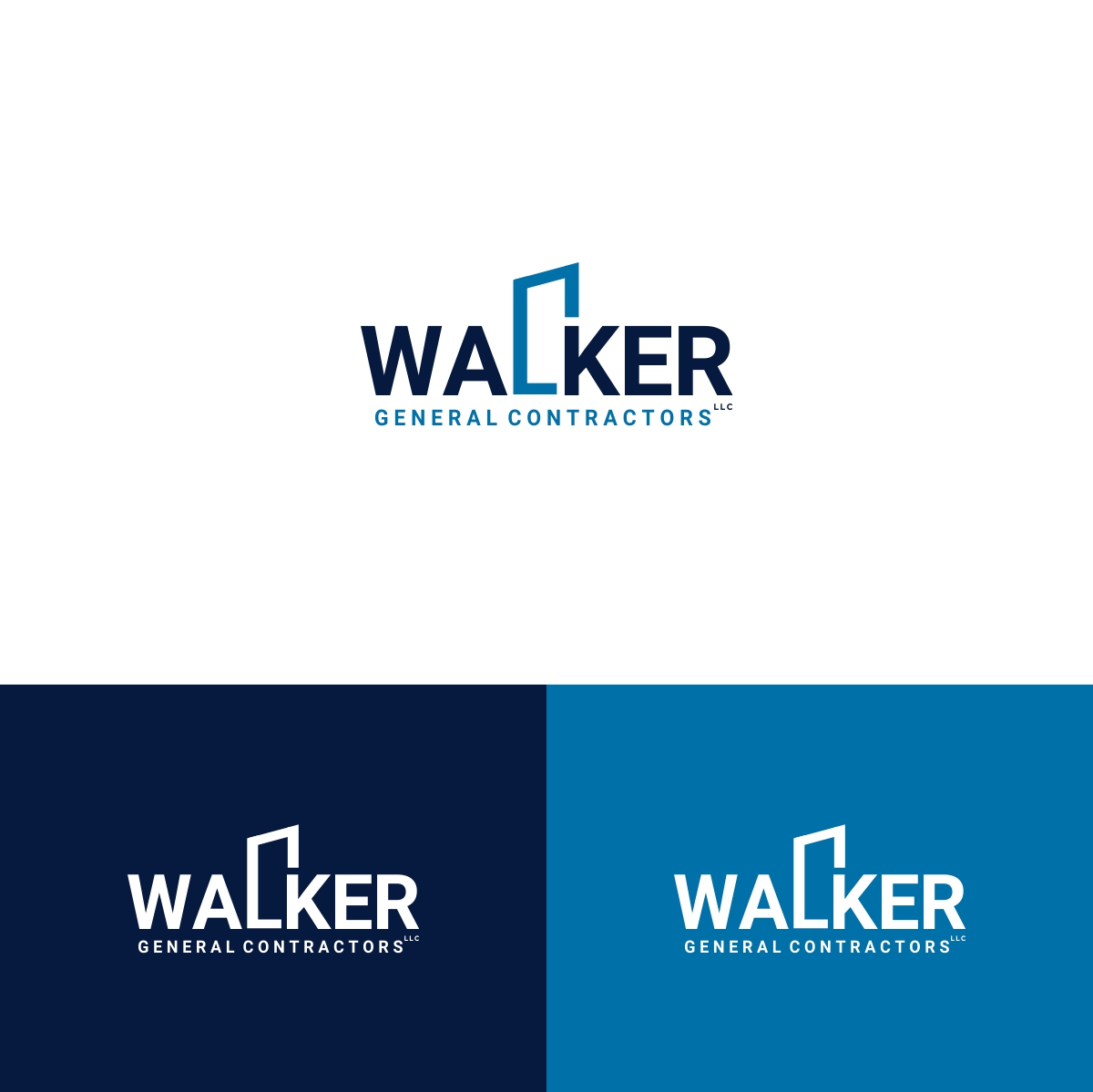 Logo Design by Loknath for Walker General Contractors LLC | Design #32769627