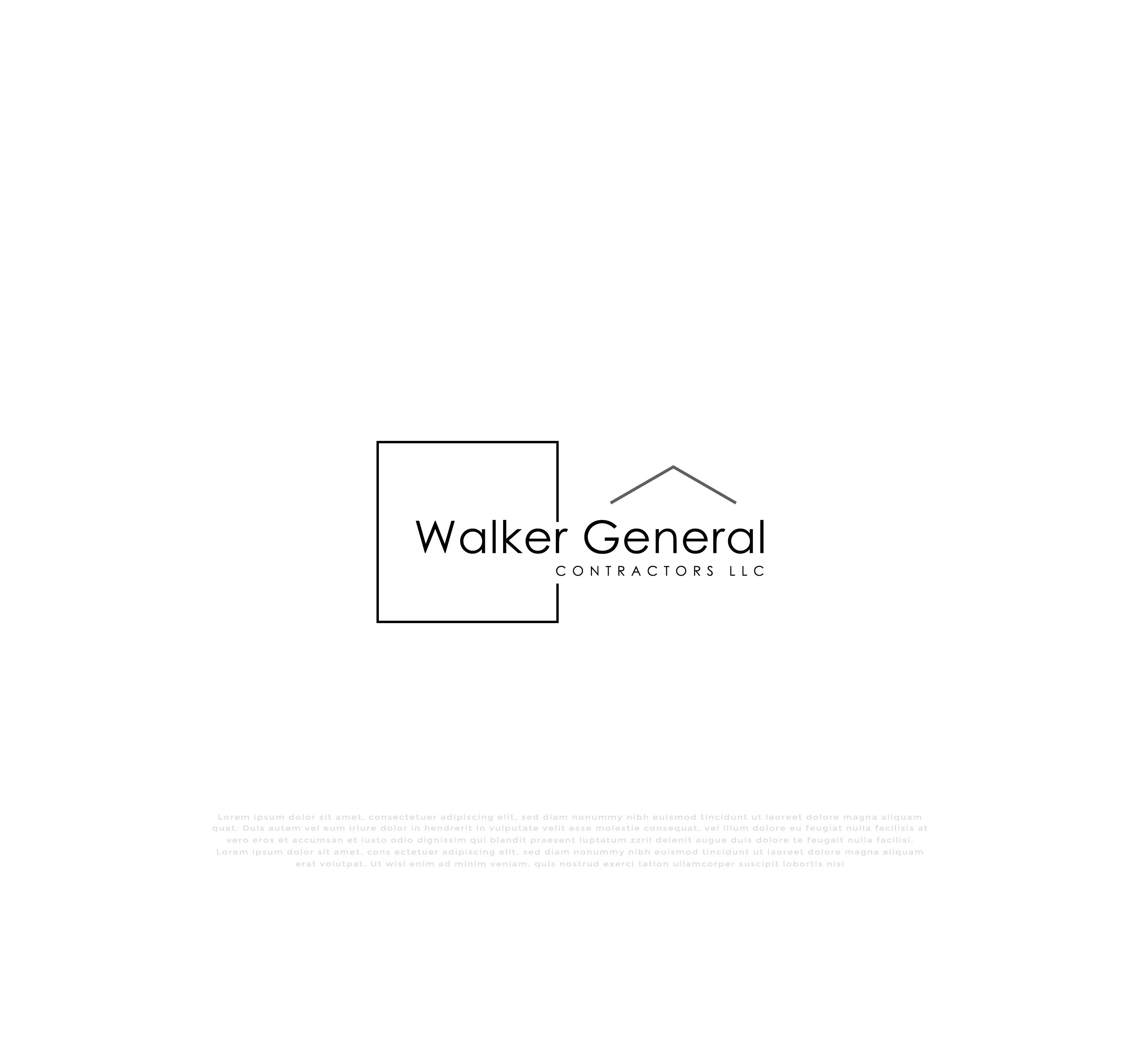Logo Design by mehedi.h for Walker General Contractors LLC | Design #32780340
