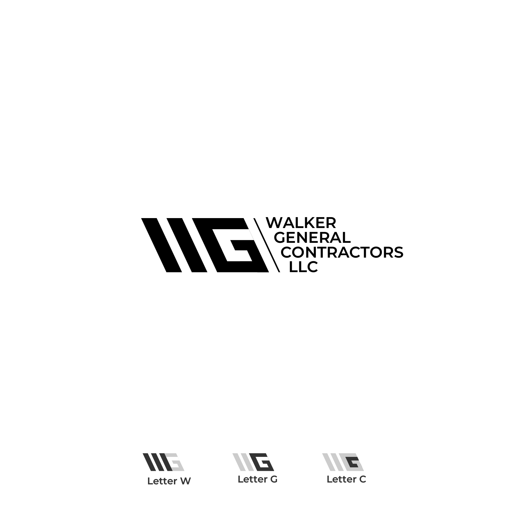 Logo Design by arBadsha for Walker General Contractors LLC | Design #32768936