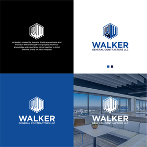Diseño de Logo por Kusuma Studio para Walker General Contractors LLC | Diseño: #32767243