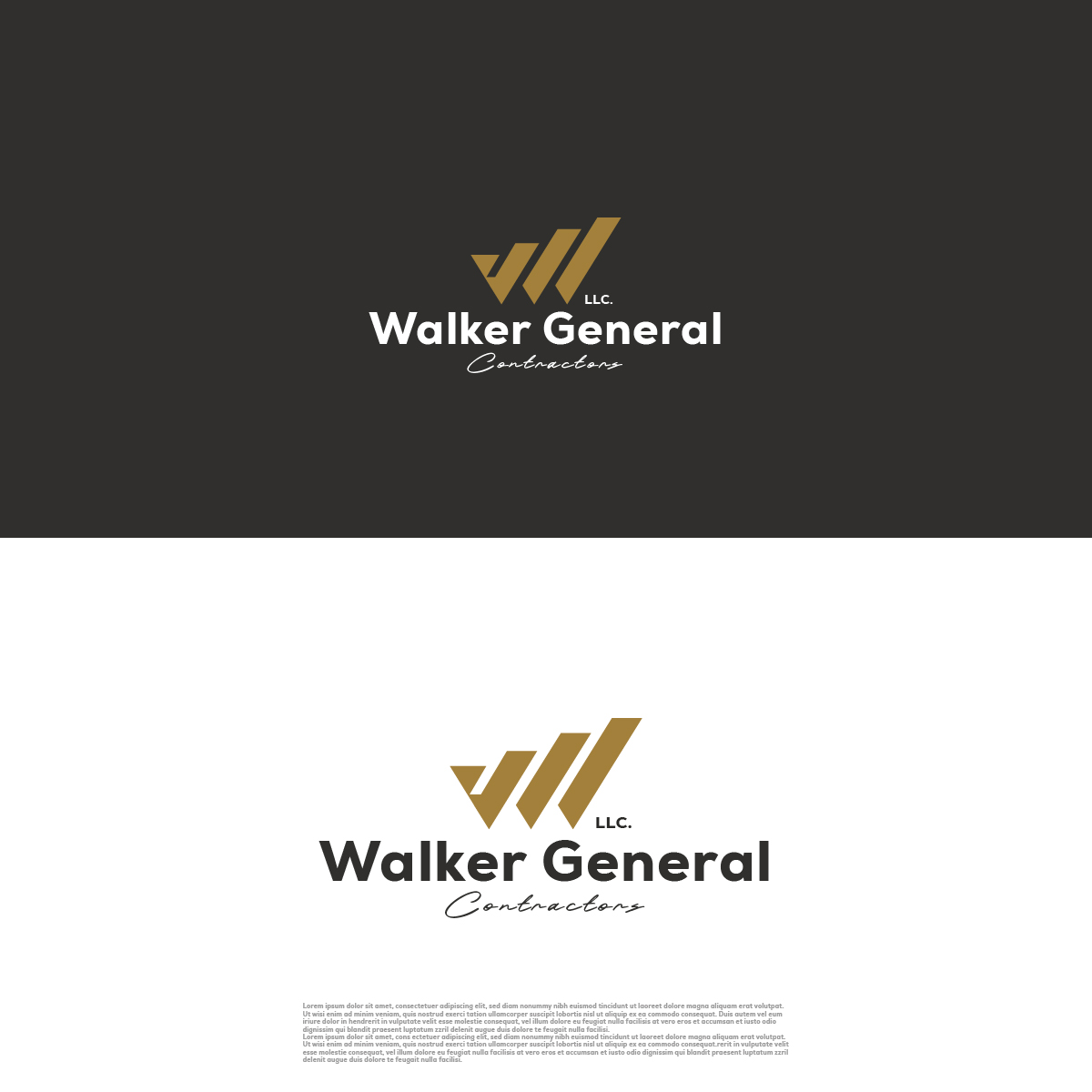 Logo Design by urvaG for Walker General Contractors LLC | Design #32781355