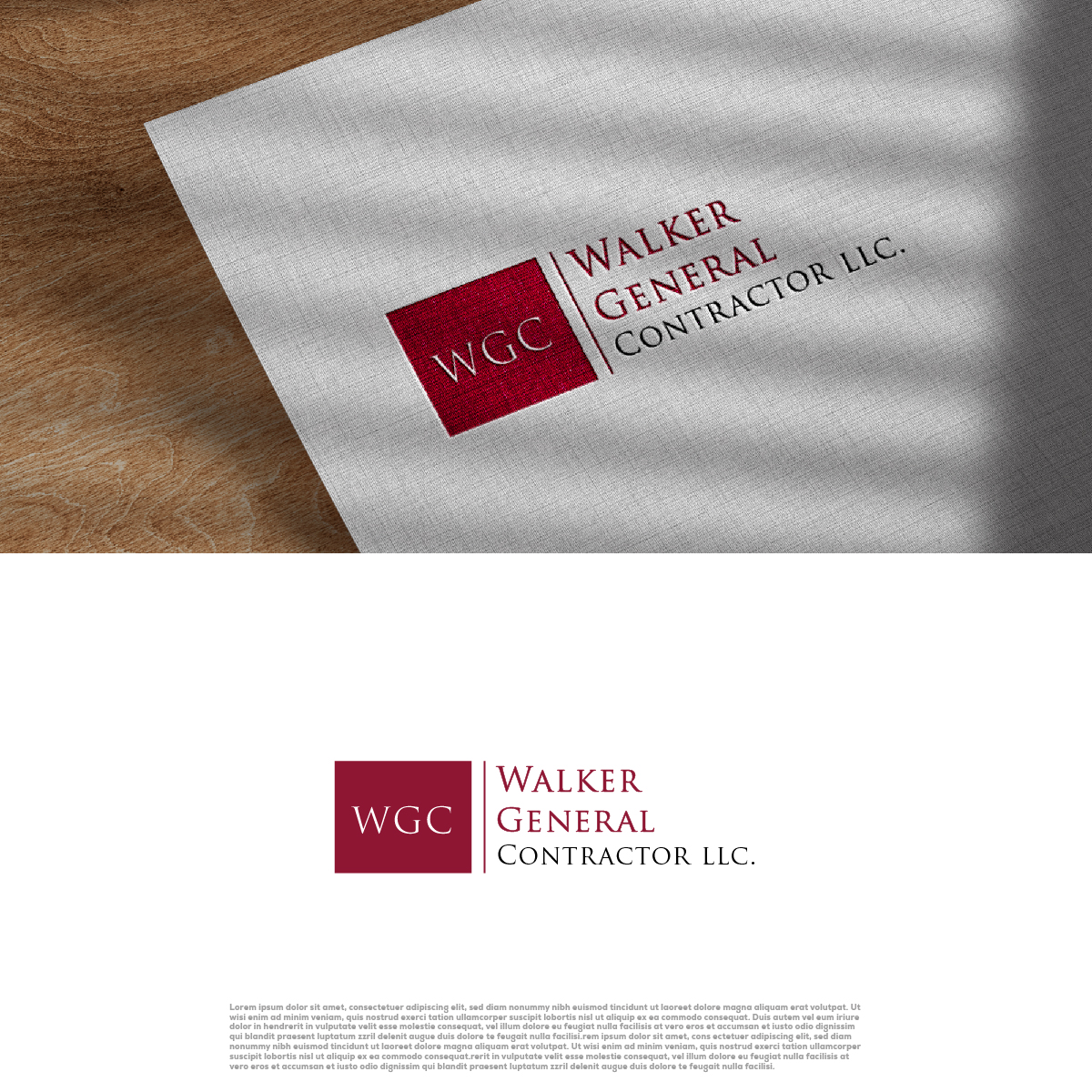 Logo-Design von urvaG für Walker General Contractors LLC | Design #32781403