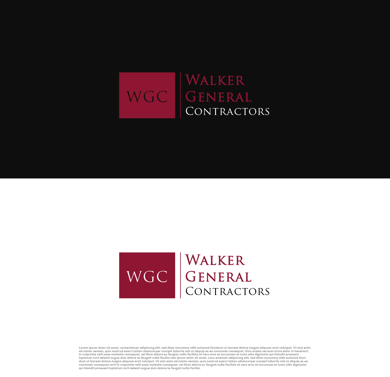 Logo Design by urvaG for Walker General Contractors LLC | Design #32782195
