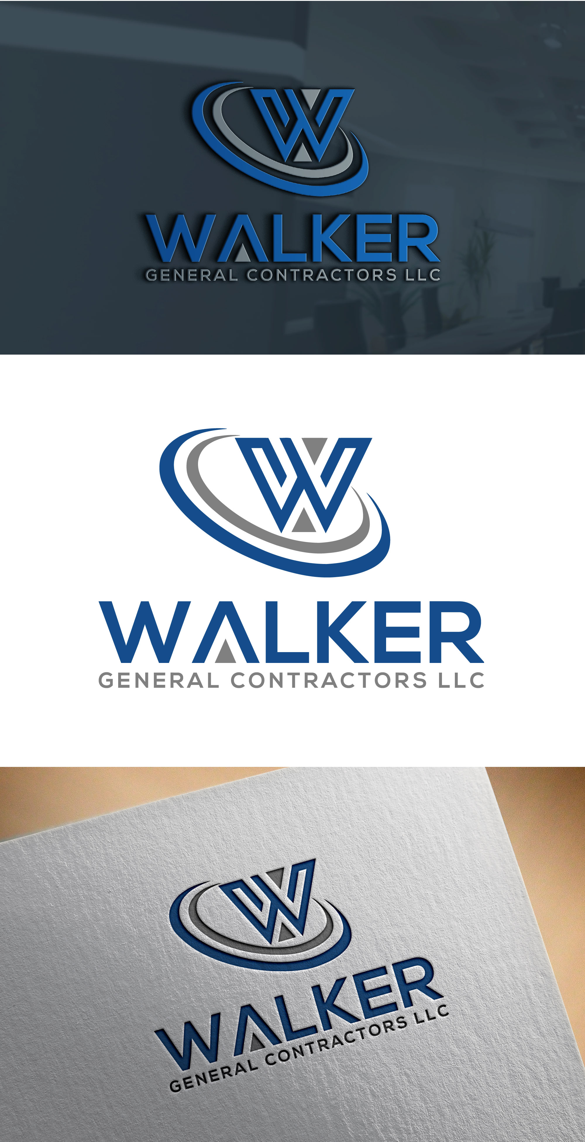 Elegant, Playful Logo Design for Walker General Contractors LLC by ...