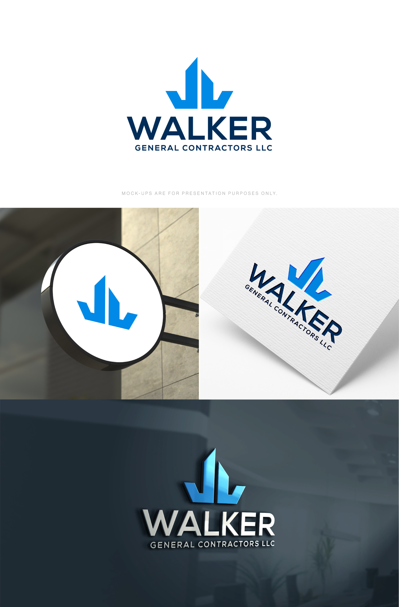 Design de Logo par The Lion Studios pour Walker General Contractors LLC | Design #32769779