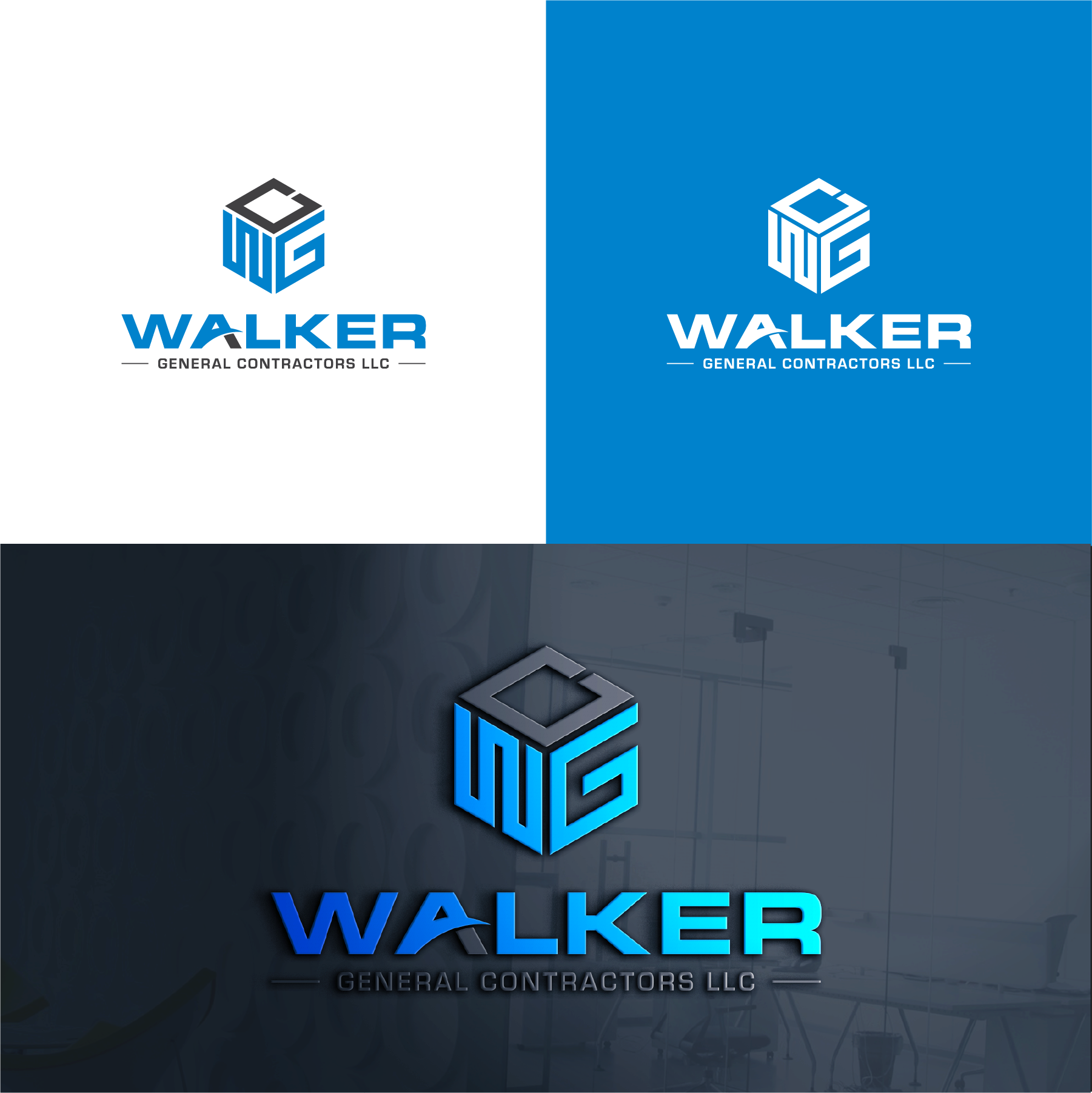 Diseño de Logo por The Lion Studios para Walker General Contractors LLC | Diseño #32770910