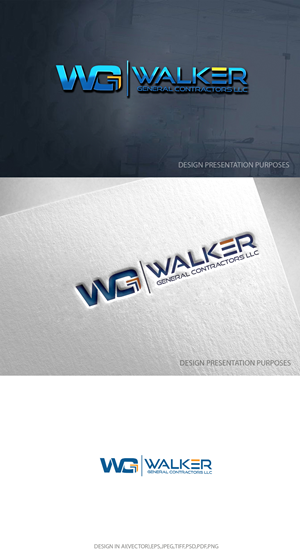 Logo Design by zebronicgraphic for Walker General Contractors LLC | Design: #32767688