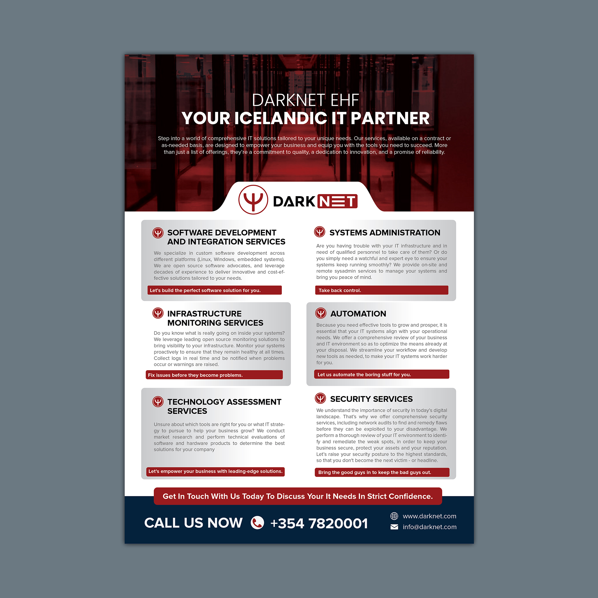 Design de Flyer par GraphicMonster pour Darknet ehf | Design #32806265