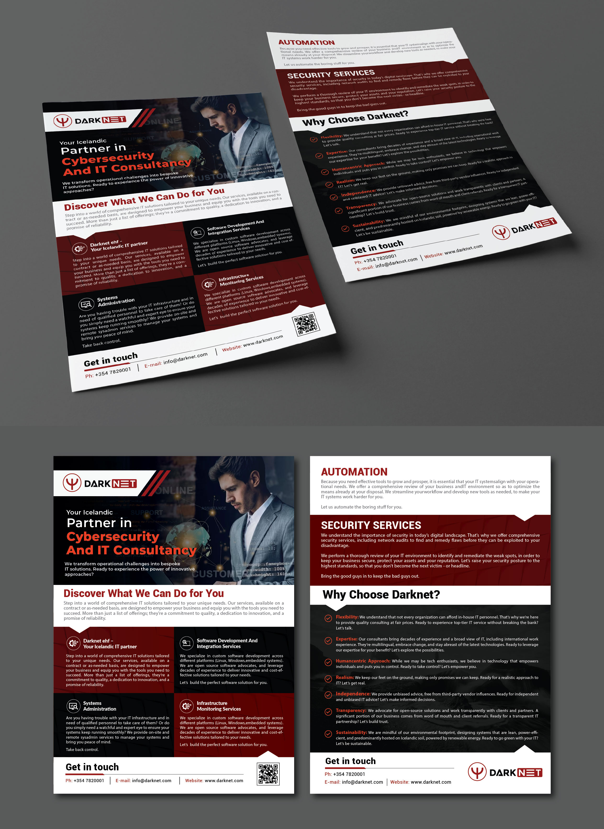 Design de Flyer par artbitin pour Darknet ehf | Design #32767755