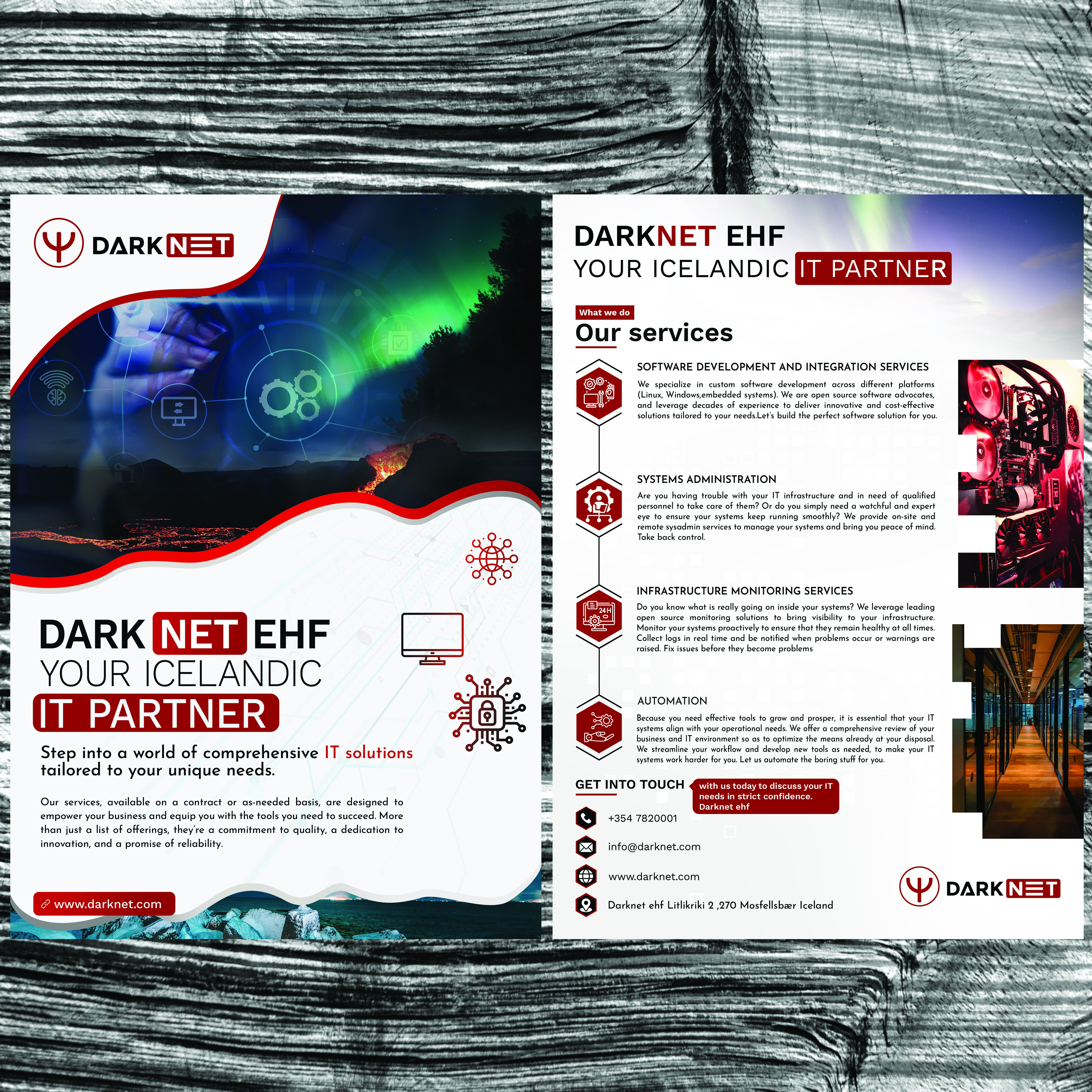Flyer Design by sabbirhossen Shawon for Darknet ehf | Design #32796218