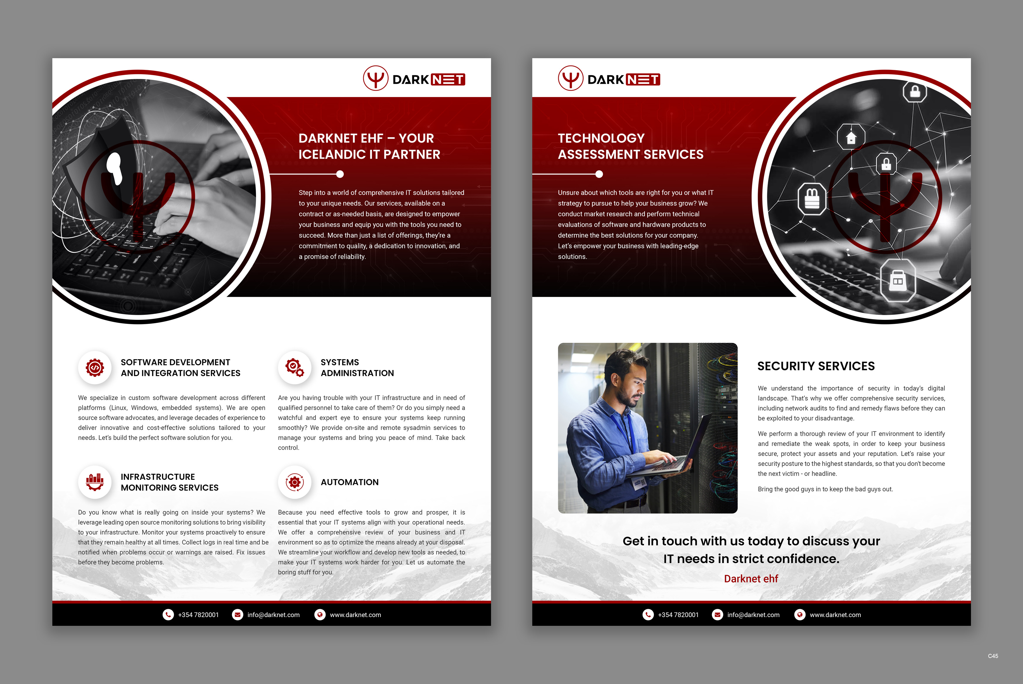 Flyer Design by pb for Darknet ehf | Design #32776666