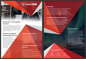 Flyer Design by pb for Darknet ehf | Design: #32776669