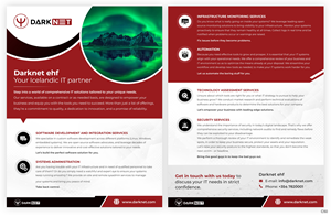 Flyer Design by pb for Darknet ehf | Design: #32776670