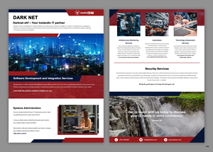 Flyer Design by pb for Darknet ehf | Design: #32776672