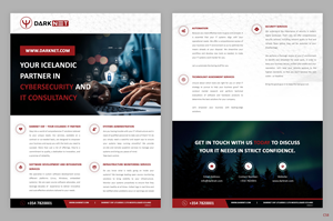 Flyer Design by pb for Darknet ehf | Design: #32776676