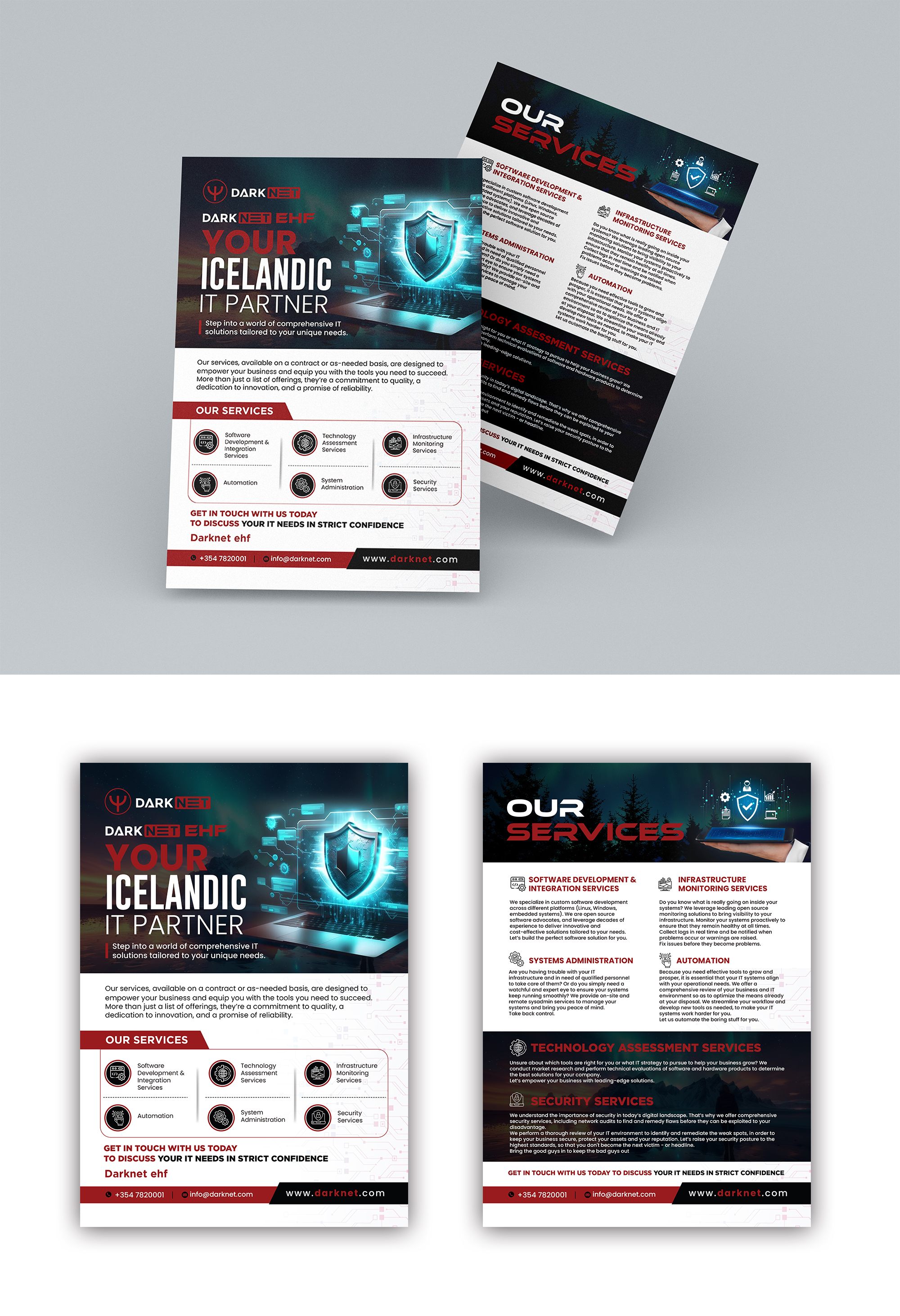 Flyer-Design von debdesign für Darknet ehf | Design #32768821