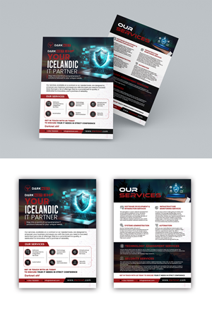 Flyer Design by debdesign for Darknet ehf | Design: #32768821