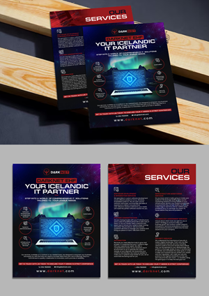 Flyer Design by debdesign for Darknet ehf | Design: #32771009