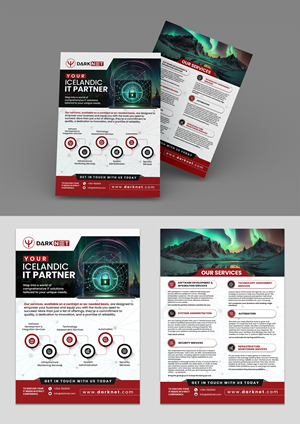 Flyer Design by debdesign for Darknet ehf | Design: #32773490