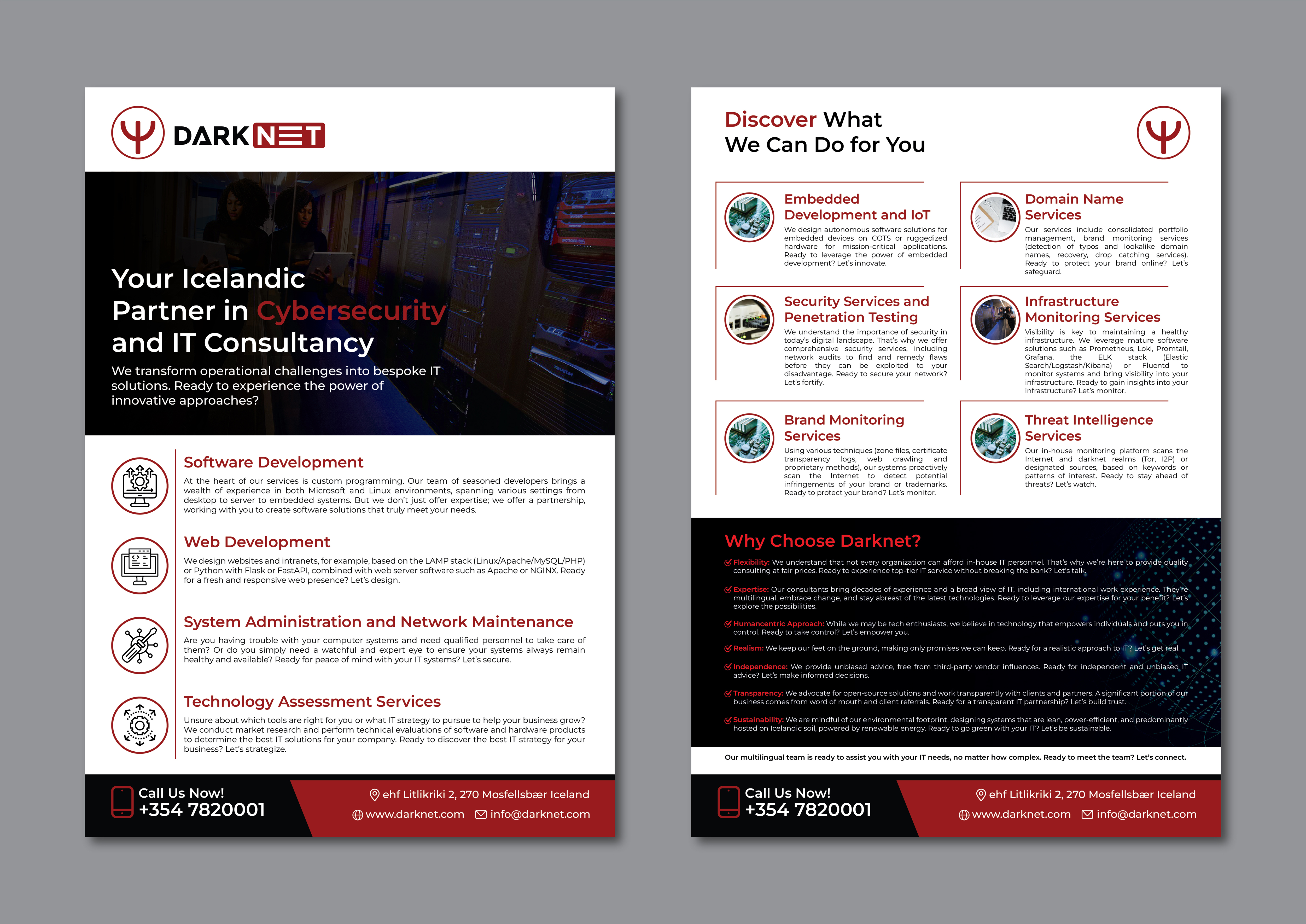 Design de Flyer par 3Guys pour Darknet ehf | Design #32787336