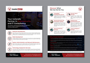 Flyer Design by 3Guys for Darknet ehf | Design: #32787336
