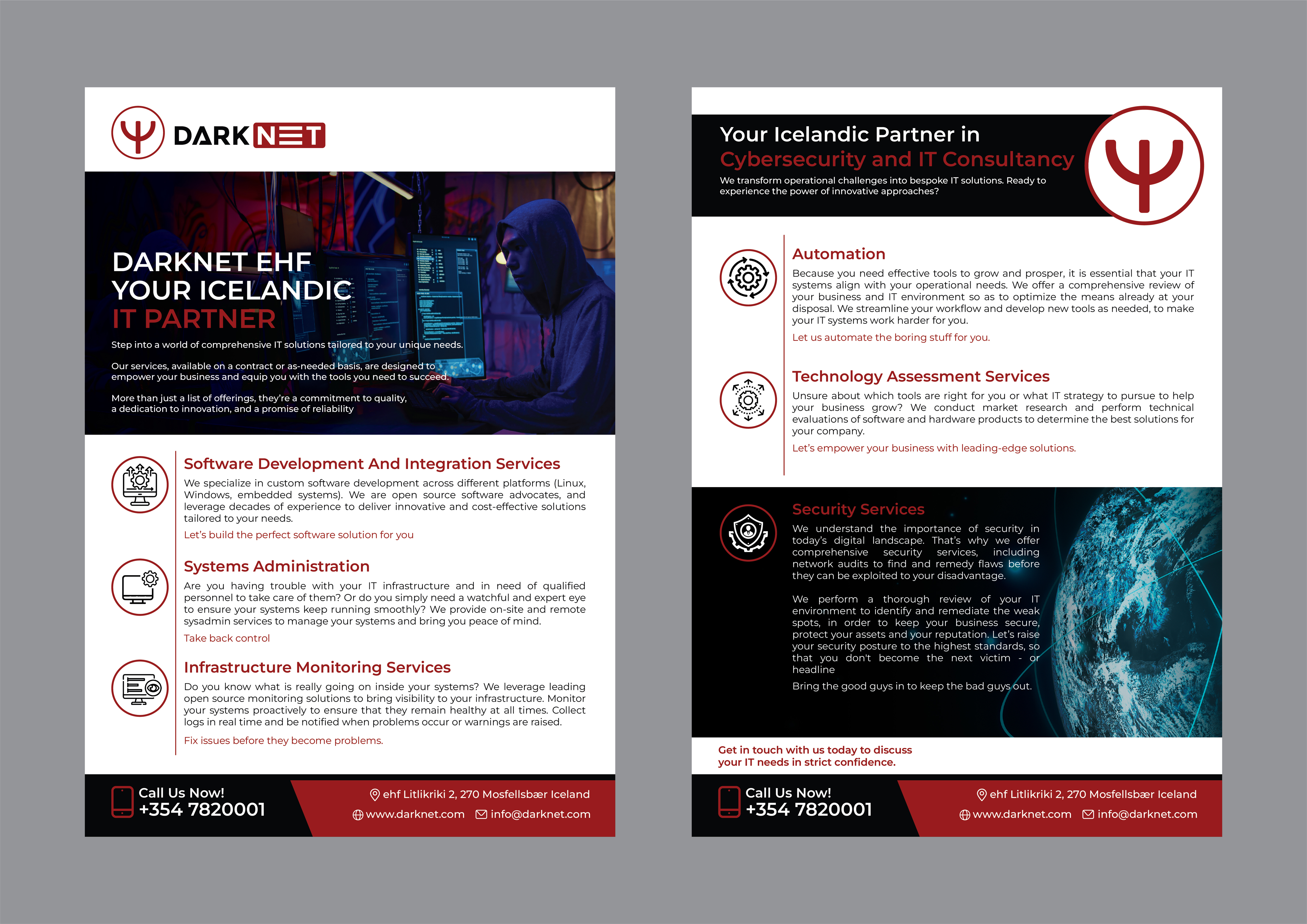 Design de Flyer par 3Guys pour Darknet ehf | Design #32795230