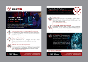 Flyer Design by 3Guys for Darknet ehf | Design: #32795230