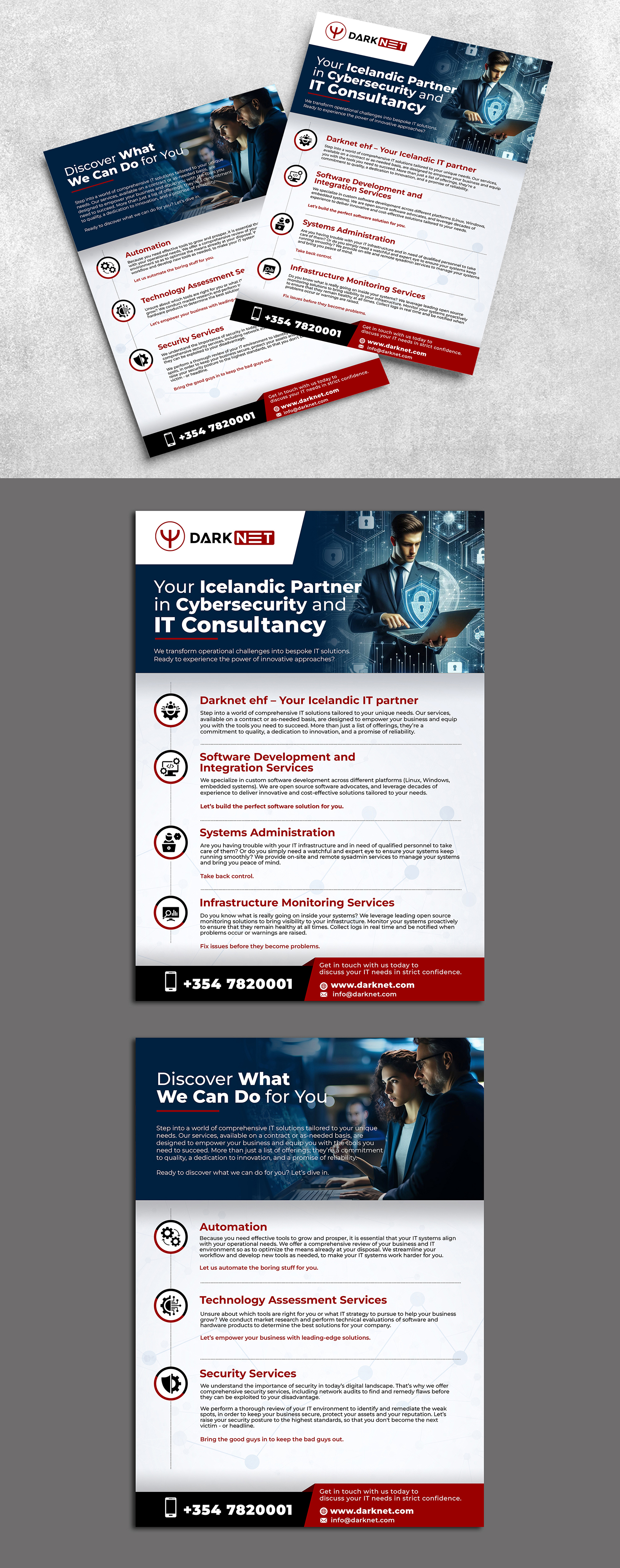 Design de Flyer par websmartusa pour Darknet ehf | Design #32785511