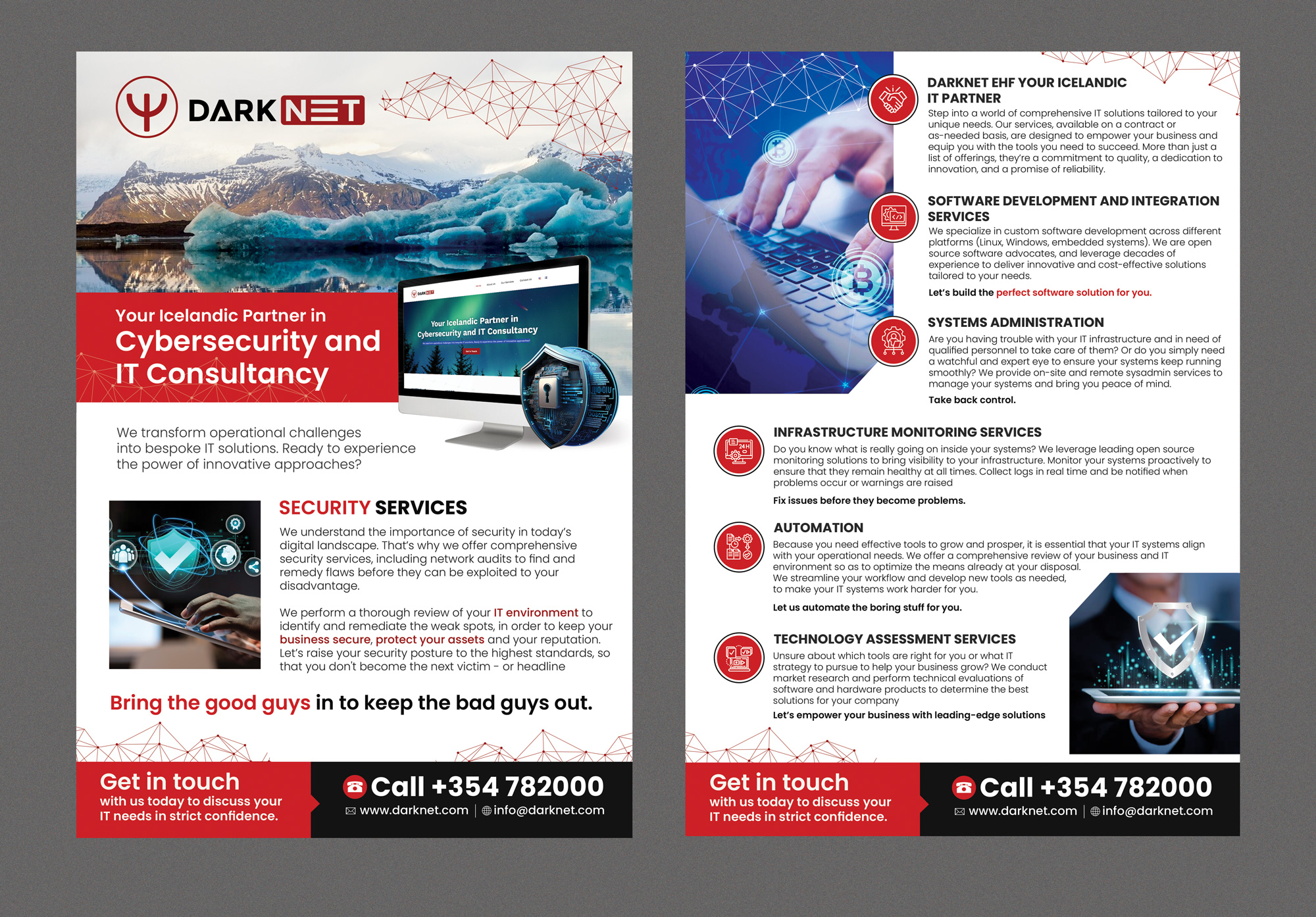 Flyer Design by Stan$oul for Darknet ehf | Design #32776463
