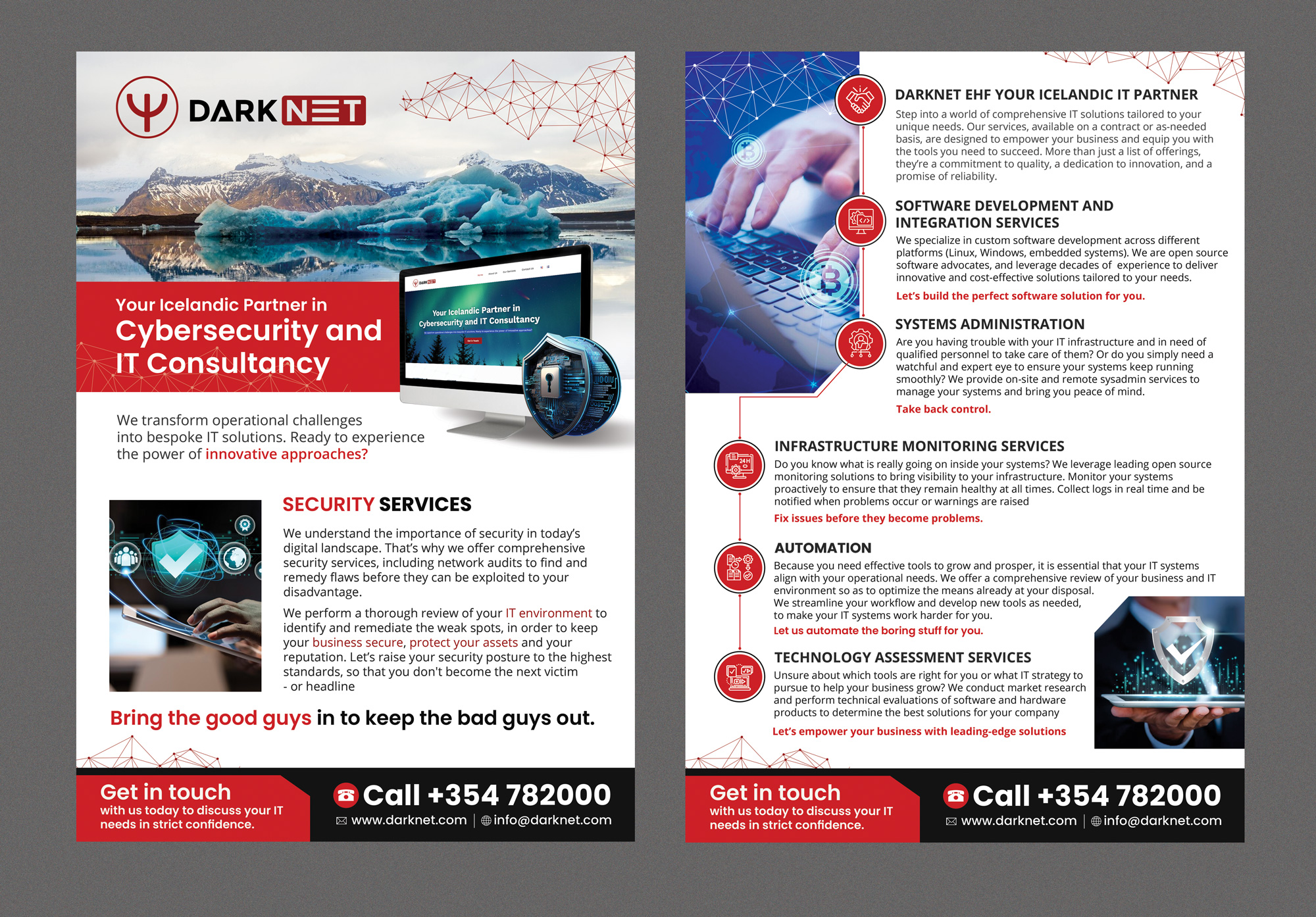 Flyer Design by Stan$oul for Darknet ehf | Design #32776788