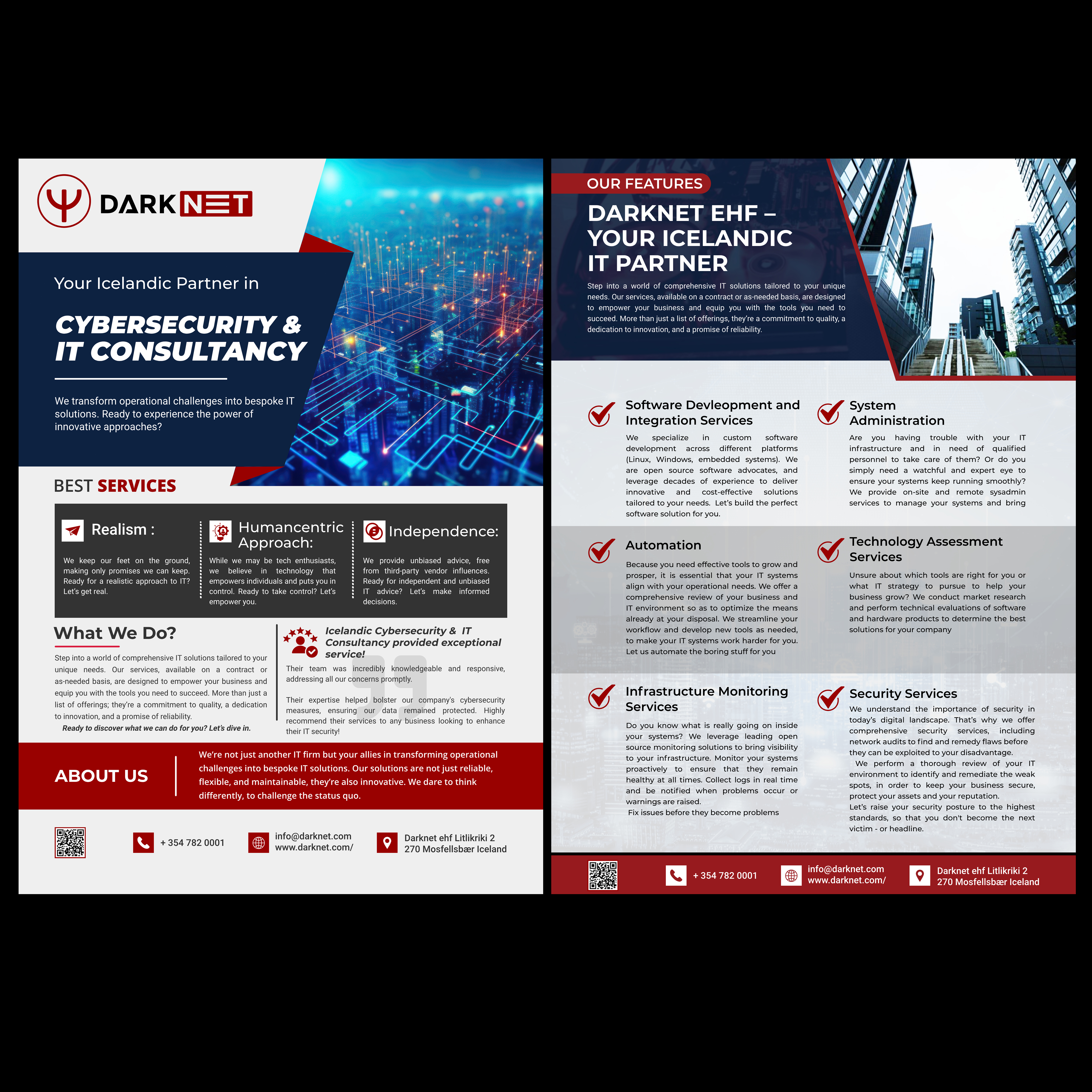 Design de Flyer par Gemini Geeks pour Darknet ehf | Design #32791211