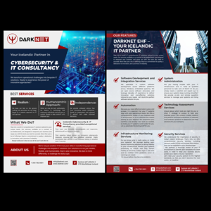 Flyer Design by Gemini Geeks for Darknet ehf | Design: #32791211