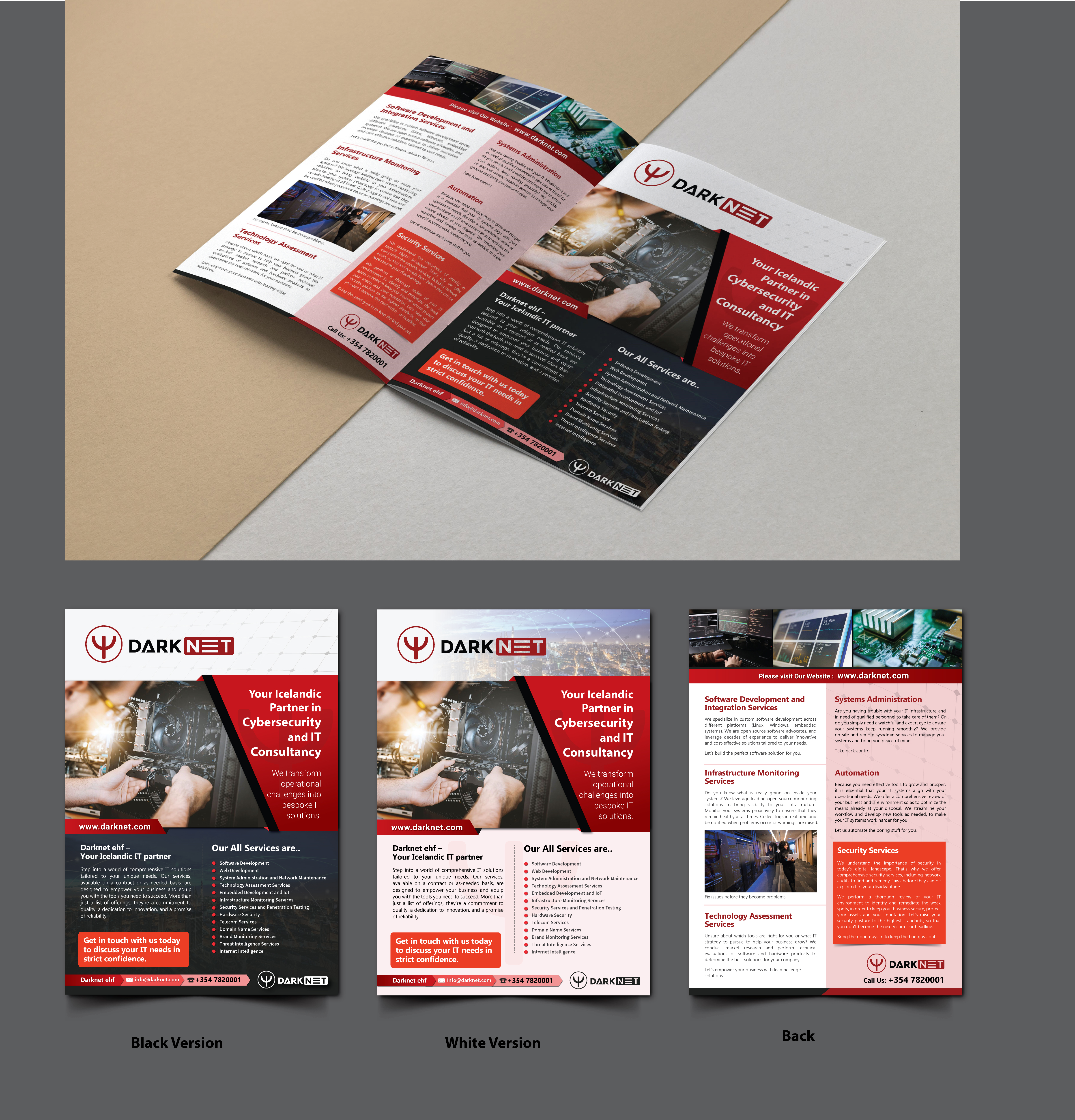 Design de Flyer par meet007 pour Darknet ehf | Design #32785163