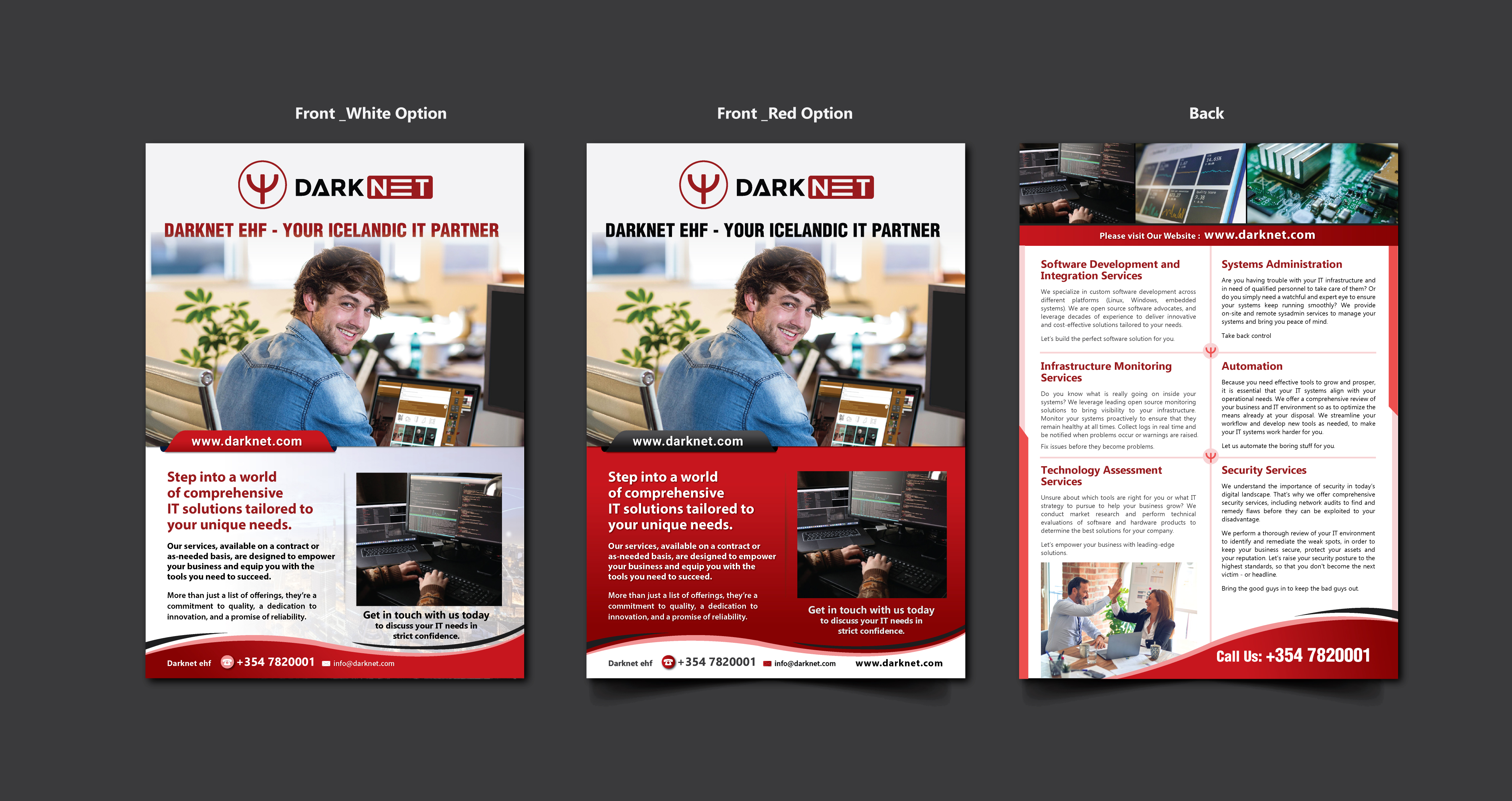 Flyer Design by meet007 for Darknet ehf | Design #32788343