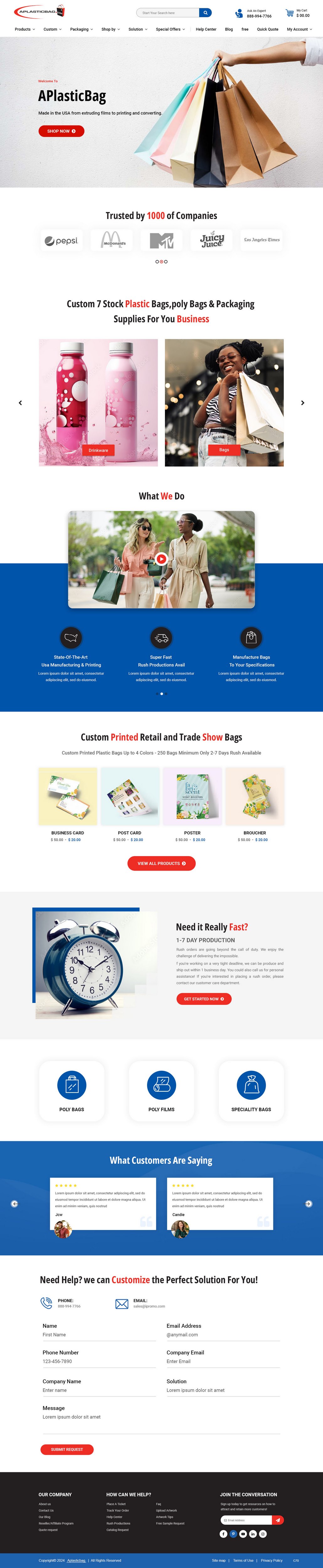 Modern, Professional, ecommerce and retail Web Design for a Company by ...