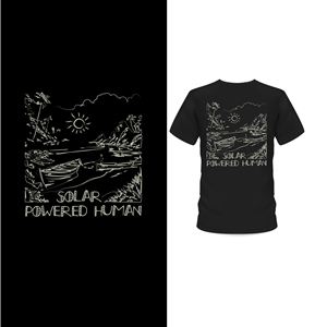 Design de T-shirt par onze design pour SOLAR POWERED HUMAN LLC | Design #32780856