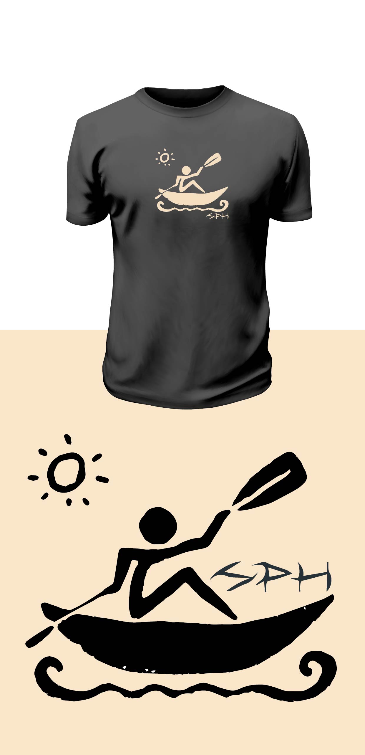 T-shirt Design by JatoDesign for SOLAR POWERED HUMAN LLC | Design #32769753