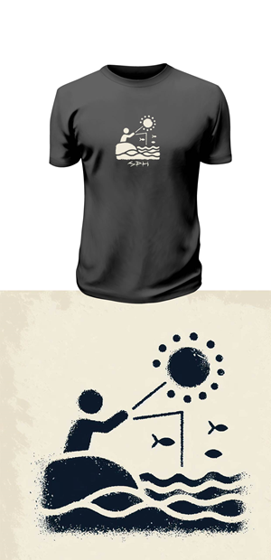T-shirt Design by JatoDesign for SOLAR POWERED HUMAN LLC | Design: #32769761