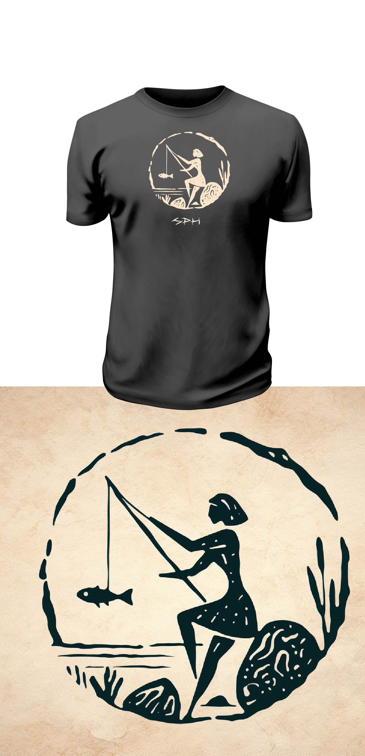 T-shirt Design by JatoDesign for SOLAR POWERED HUMAN LLC | Design #32769762