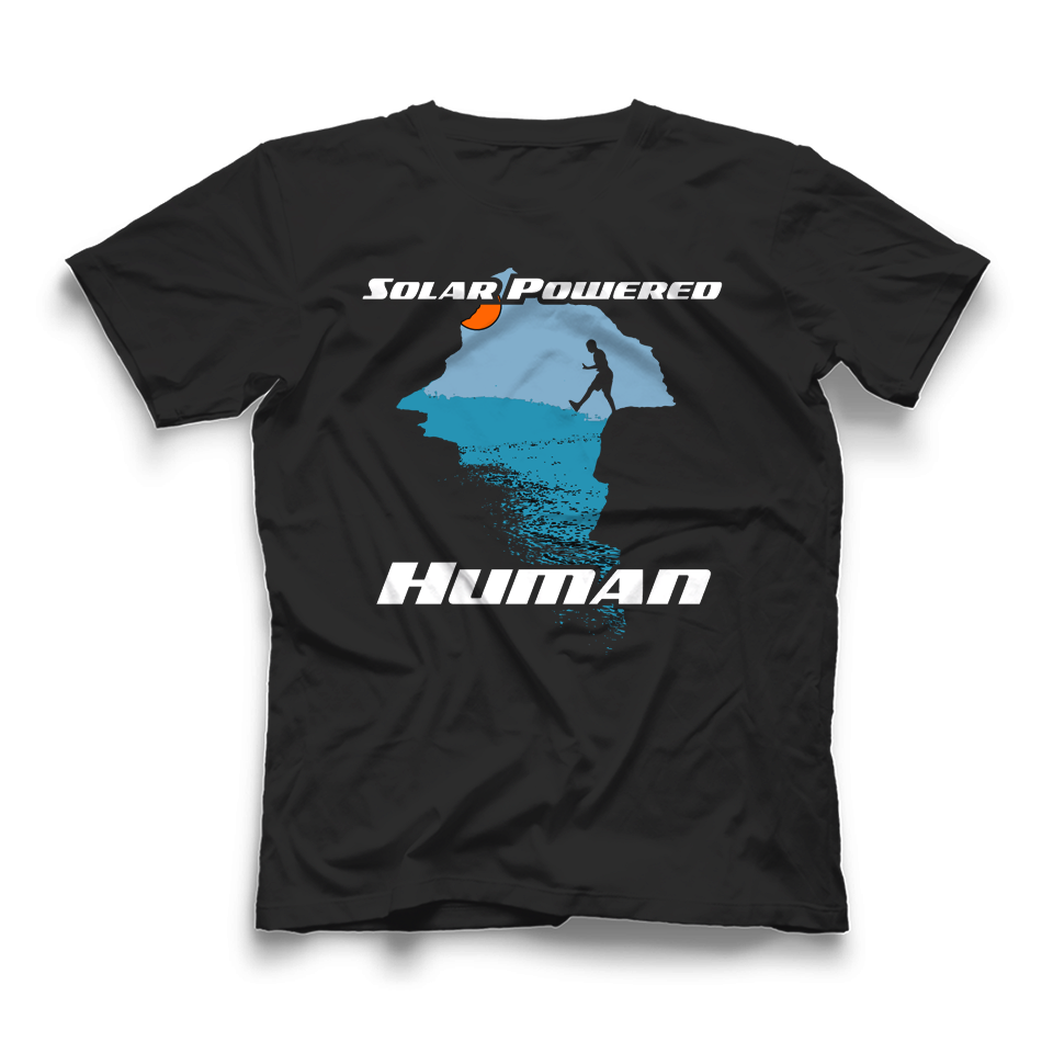 T-shirt Design by Feni:) for SOLAR POWERED HUMAN LLC | Design #32799693