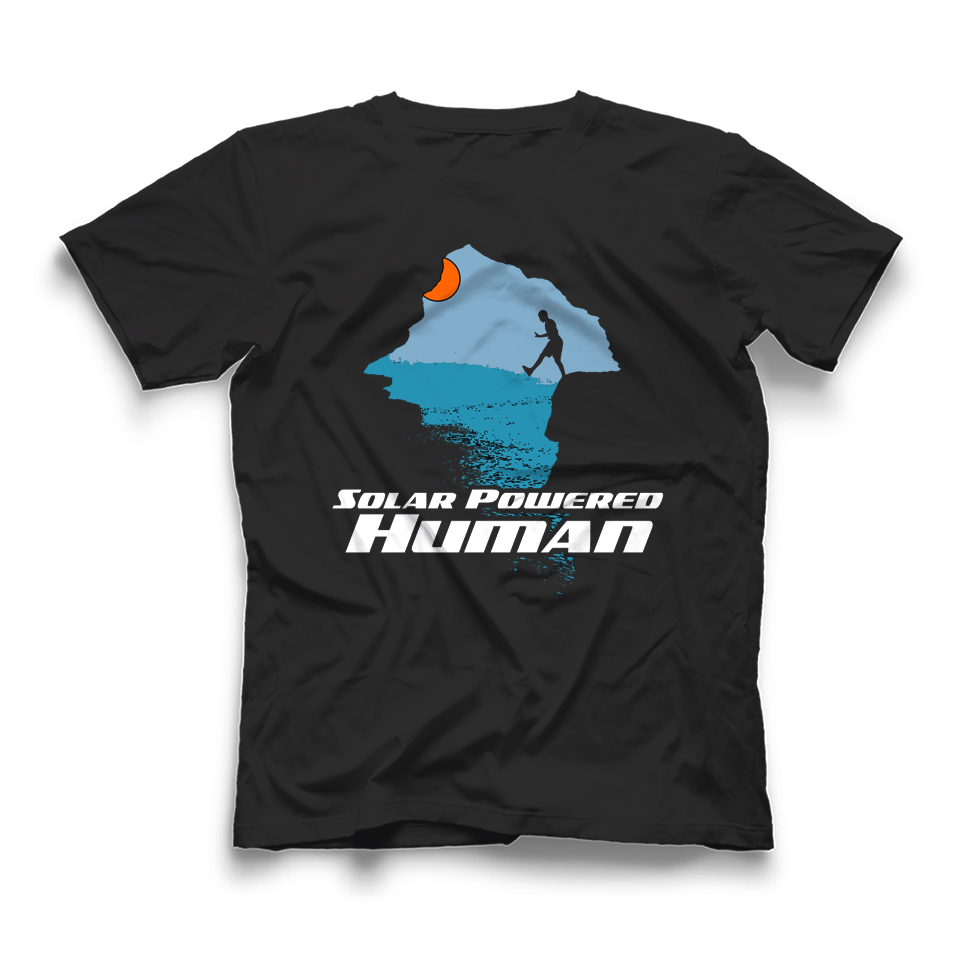 T-shirt Design by Feni:) for SOLAR POWERED HUMAN LLC | Design #32799695